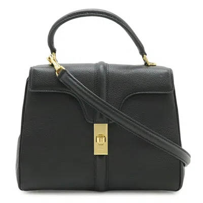 Pre-owned Celine Black Leather Handbag Shoulder Bag ()