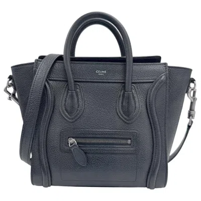 Pre-owned Celine Black Leather Handbag Shoulder Bag ()