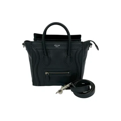Pre-owned Celine Black Leather Handbag Shoulder Bag Tote Bag ()