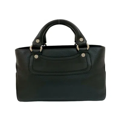 Pre-owned Celine Black Leather Handbag Tote Bag ()