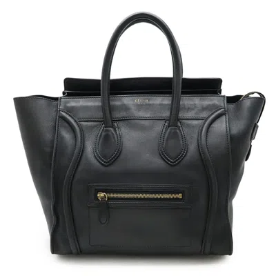 Pre-owned Celine Black Leather Handbag Tote Bag ()