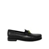 Celine Luco Triomphe Loafer Shoes In Black