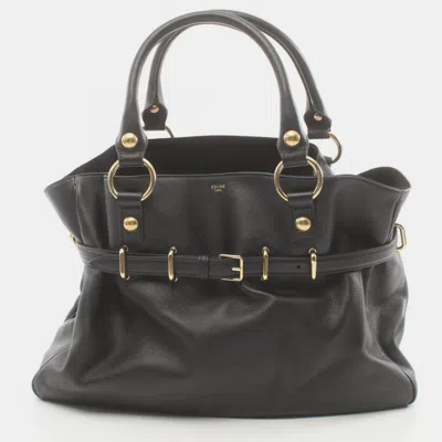 Pre-owned Celine Black Leather Medium Anita Shoulder Bag