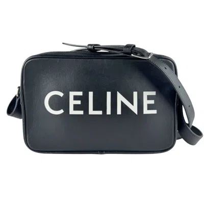 Pre-owned Celine Black Leather Messenger Bag ()