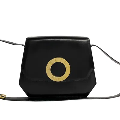 Pre-owned Celine Black Leather Pochette Shoulder Bag ()