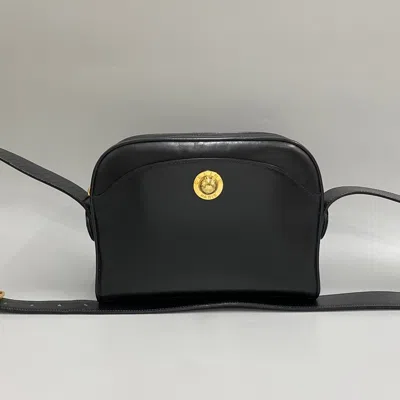 Pre-owned Celine Black Leather Pochette Shoulder Bag ()