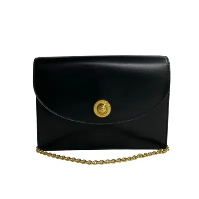 Pre-owned Celine Black Leather Pochette Shoulder Bag ()