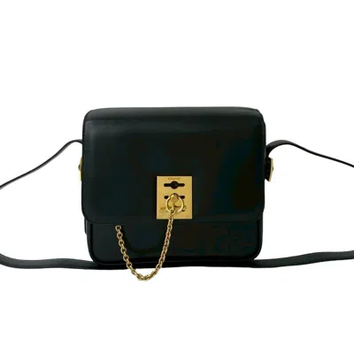 Pre-owned Celine Black Leather Pochette Shoulder Bag ()