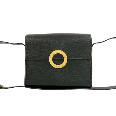 Pre-owned Celine Black Leather Pochette Shoulder Bag ()