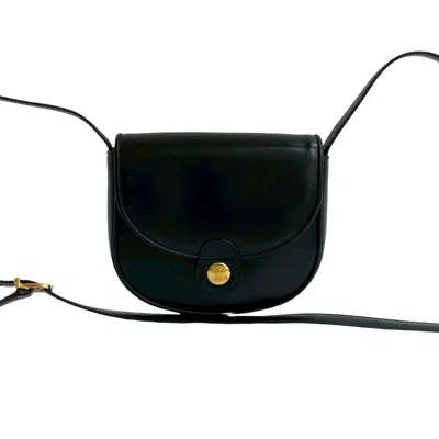 Pre-owned Celine Black Leather Pochette Shoulder Bag ()