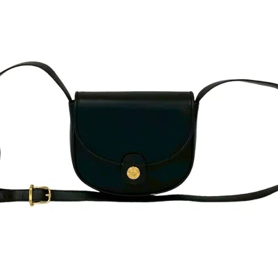 Pre-owned Celine Black Leather Pochette Shoulder Bag ()