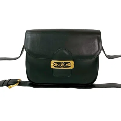 Pre-owned Celine Black Leather Pochette Shoulder Bag ()