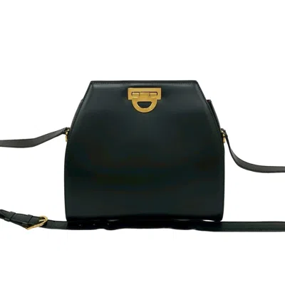 Pre-owned Celine Black Leather Pochette Shoulder Bag ()