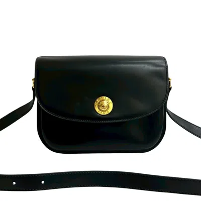 Pre-owned Celine Black Leather Pochette Shoulder Bag ()
