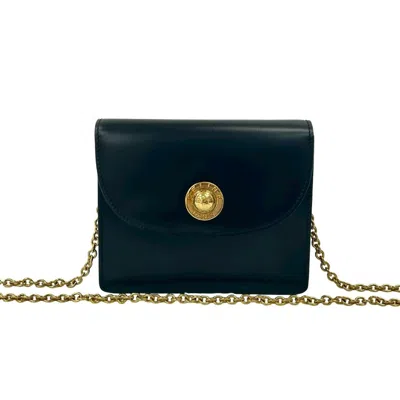 Pre-owned Celine Black Leather Pochette Shoulder Bag ()
