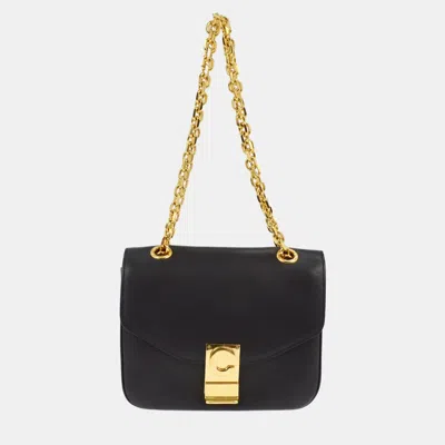 Pre-owned Celine Black Leather Shoulder Bag