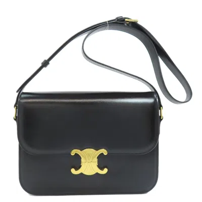 Pre-owned Celine Black Leather Shoulder Bag ()