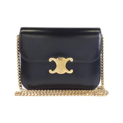 Pre-owned Celine Black Leather Shoulder Bag ()