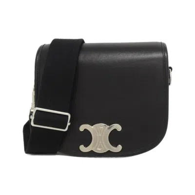 Pre-owned Celine Black Leather Shoulder Bag ()