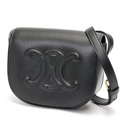 Pre-owned Celine Black Leather Shoulder Bag ()