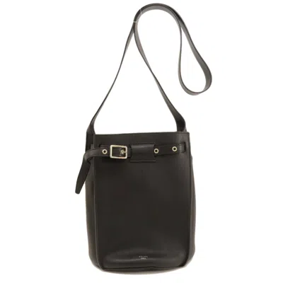 Pre-owned Celine Black Leather Shoulder Bag ()