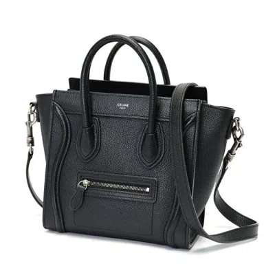 Pre-owned Celine Black Leather Shoulder Bag ()