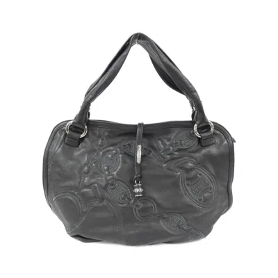 Pre-owned Celine Black Leather Shoulder Bag ()
