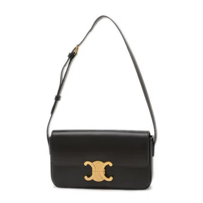 Pre-owned Celine Black Leather Shoulder Bag ()