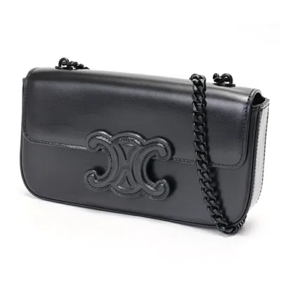 Pre-owned Celine Black Leather Shoulder Bag ()