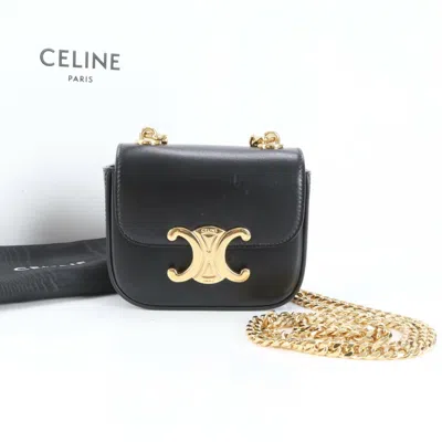 Pre-owned Celine Black Leather Shoulder Bag ()