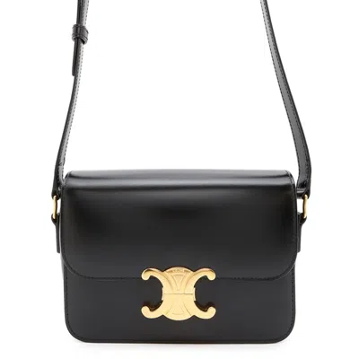 Pre-owned Celine Black Leather Shoulder Bag ()