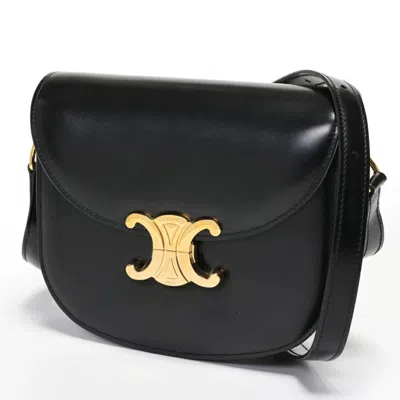 Pre-owned Celine Black Leather Shoulder Bag ()