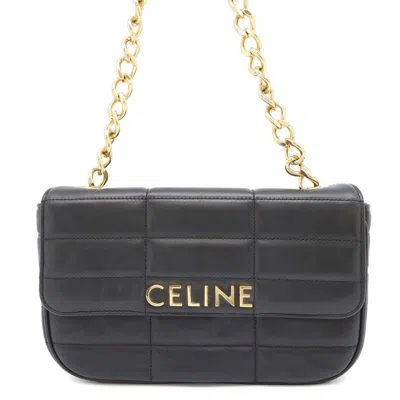 Pre-owned Celine Black Leather Shoulder Bag ()
