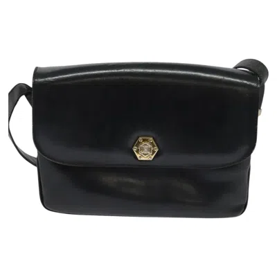 Pre-owned Celine Céline Black Leather Shoulder Bag ()