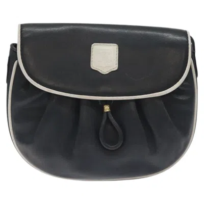 Pre-owned Celine Céline Black Leather Shoulder Bag ()