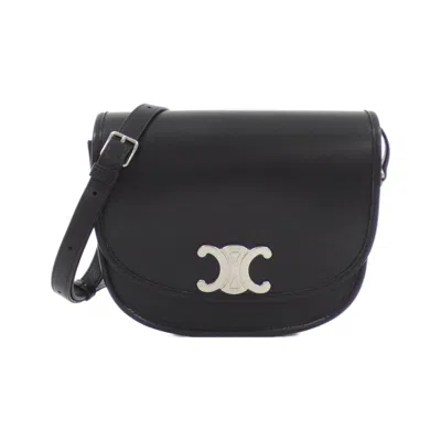 Pre-owned Celine Black Leather Shoulder Bag ()