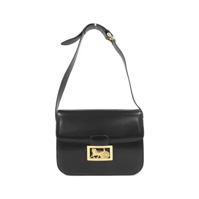 Pre-owned Celine Black Leather Shoulder Bag ()
