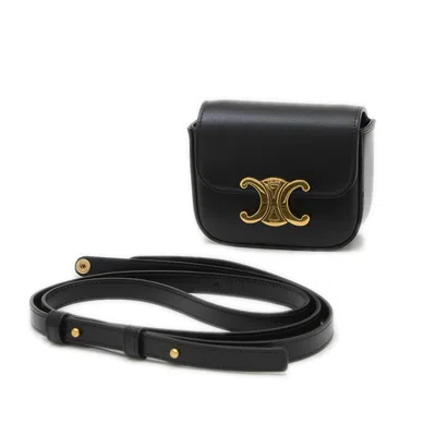 Pre-owned Celine Black Leather Shoulder Bag ()