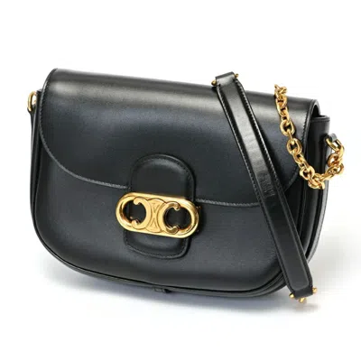 Pre-owned Celine Black Leather Shoulder Bag ()