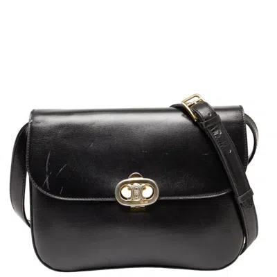 Pre-owned Celine Black Leather Shoulder Bag ()