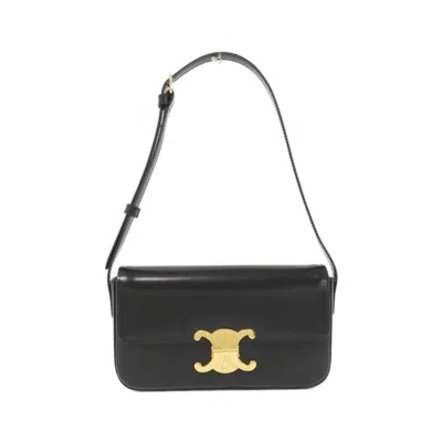 Pre-owned Celine Black Leather Shoulder Bag ()