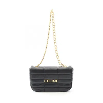 Pre-owned Celine Black Leather Shoulder Bag ()