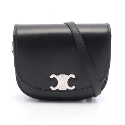 Pre-owned Celine Black Leather Shoulder Bag ()