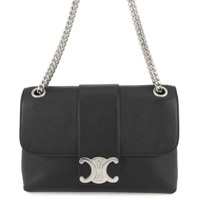 Pre-owned Celine Black Leather Shoulder Bag ()