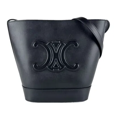 Pre-owned Celine Black Leather Shoulder Bag ()