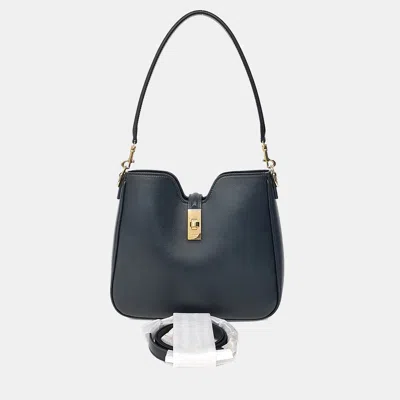 Pre-owned Celine Black Leather Soft 16 Camille Small