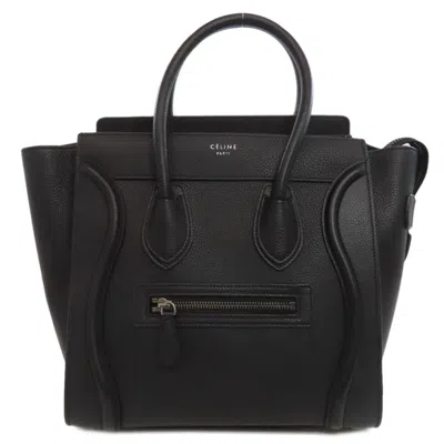 Pre-owned Celine Black Leather Tote Bag ()