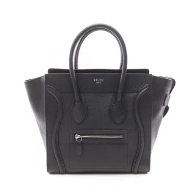 Pre-owned Celine Black Leather Tote Bag ()