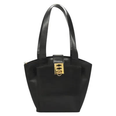 Pre-owned Celine Céline Black Leather Tote Bag ()