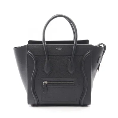 Pre-owned Celine Black Leather Tote Bag ()